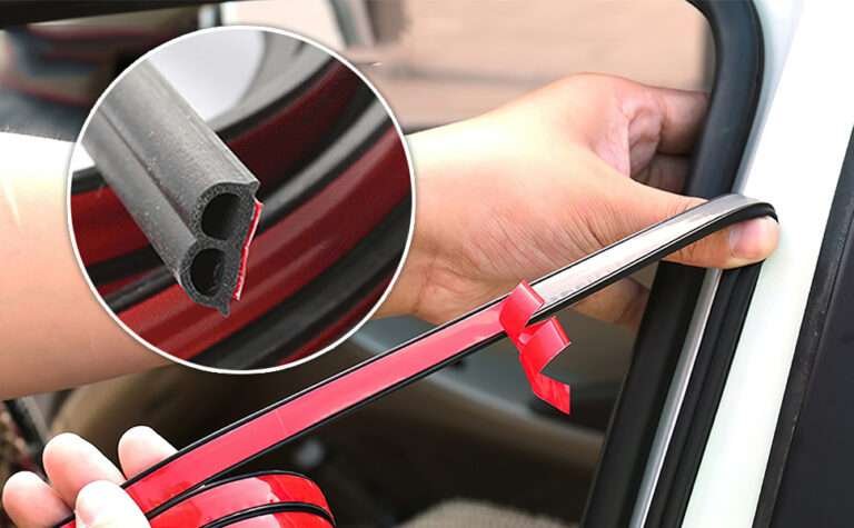 Restore and Protect Rubber Seals with Conditioners 2 B Shape Car Door Rubber Seal Weather & Sound